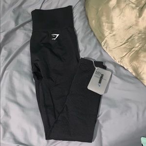 GYMSHARK Vital Seamless Black Mark Leggings